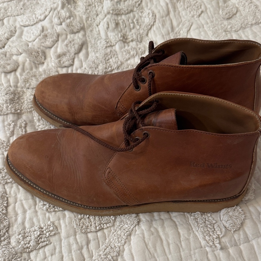 Men’s Red Wings Leather Work boots size 15